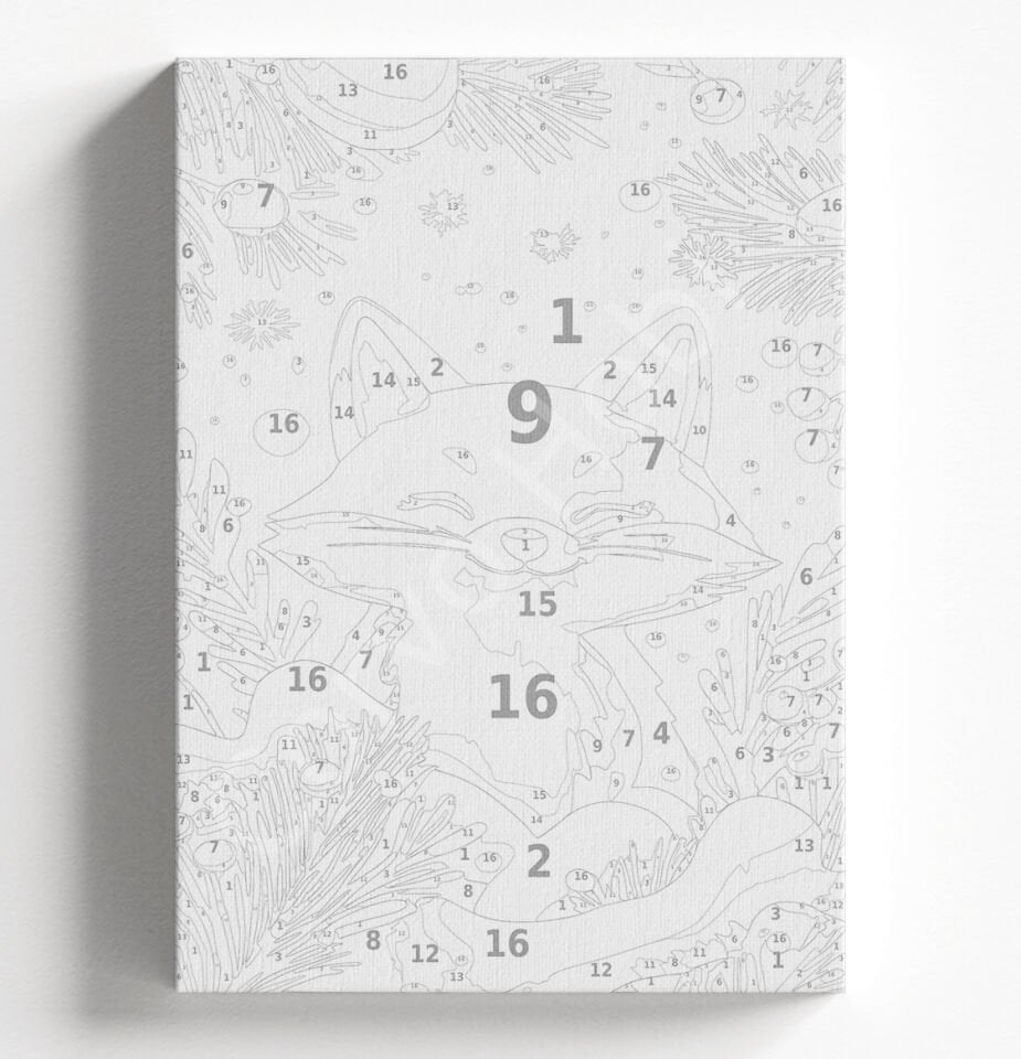 KARDA TİLKİ - SAYILARLA BOYAMA SETİ