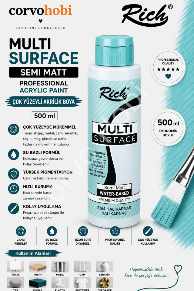 RİCH MULTI SURFACE 500 CC HALİKARNAS