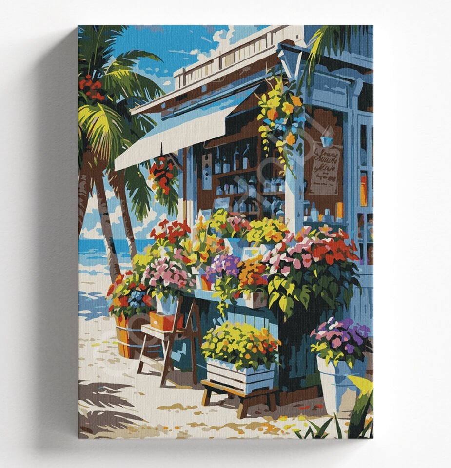 ÇİÇEKÇİ - SAYILARLA BOYAMA SETİ