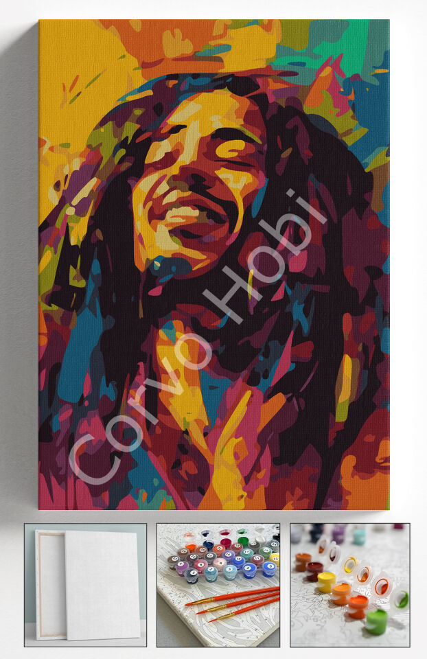 BOB MARLEY - SAYILARLA BOYAMA SETİ