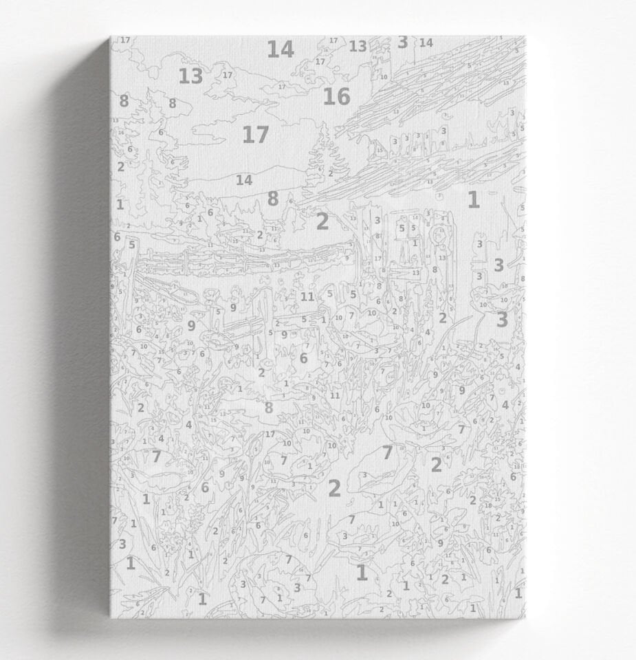 GELİNCİK EVİ - SAYILARLA BOYAMA SETİ