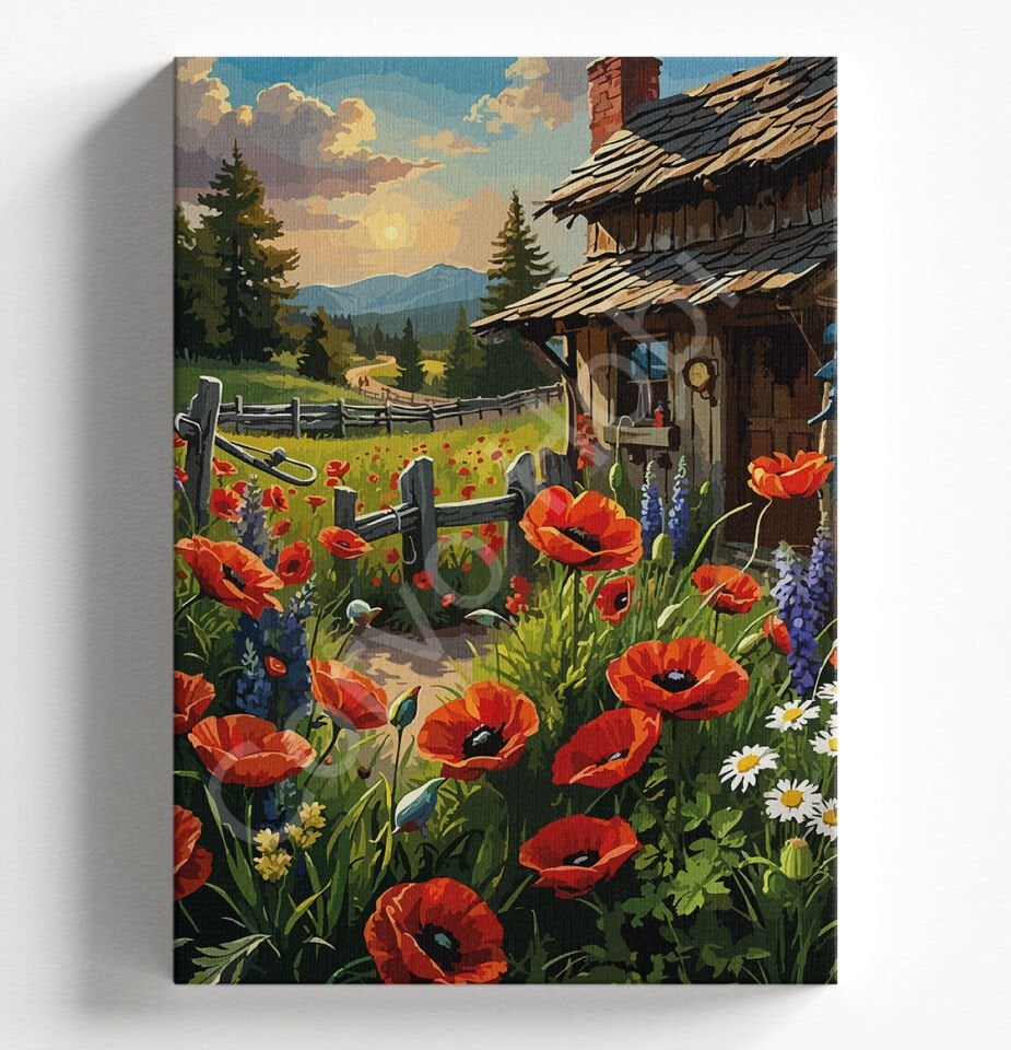 GELİNCİK EVİ - SAYILARLA BOYAMA SETİ