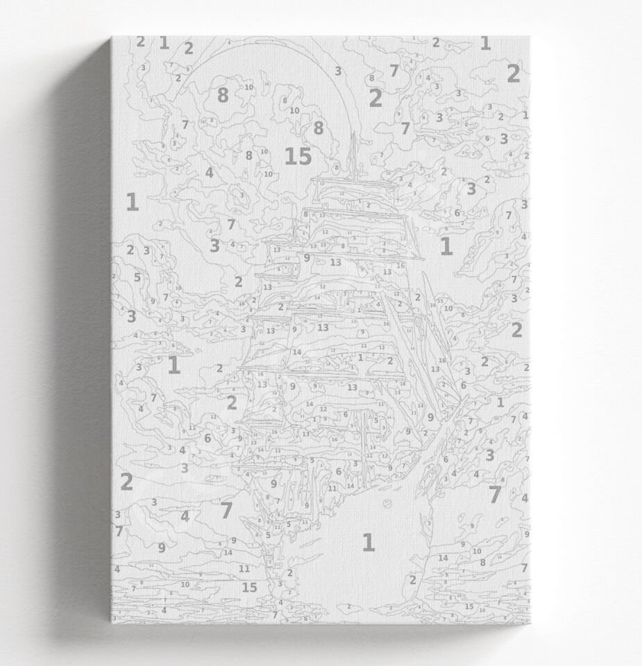 GEMİ - SAYILARLA BOYAMA SETİ