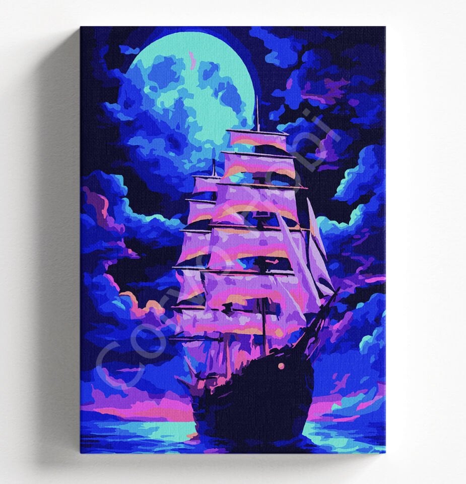 GEMİ - SAYILARLA BOYAMA SETİ