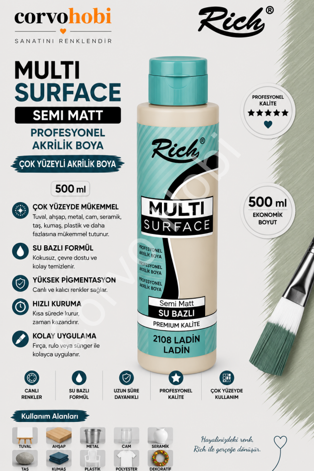 RİCH MULTI SURFACE 500 CC LADİN