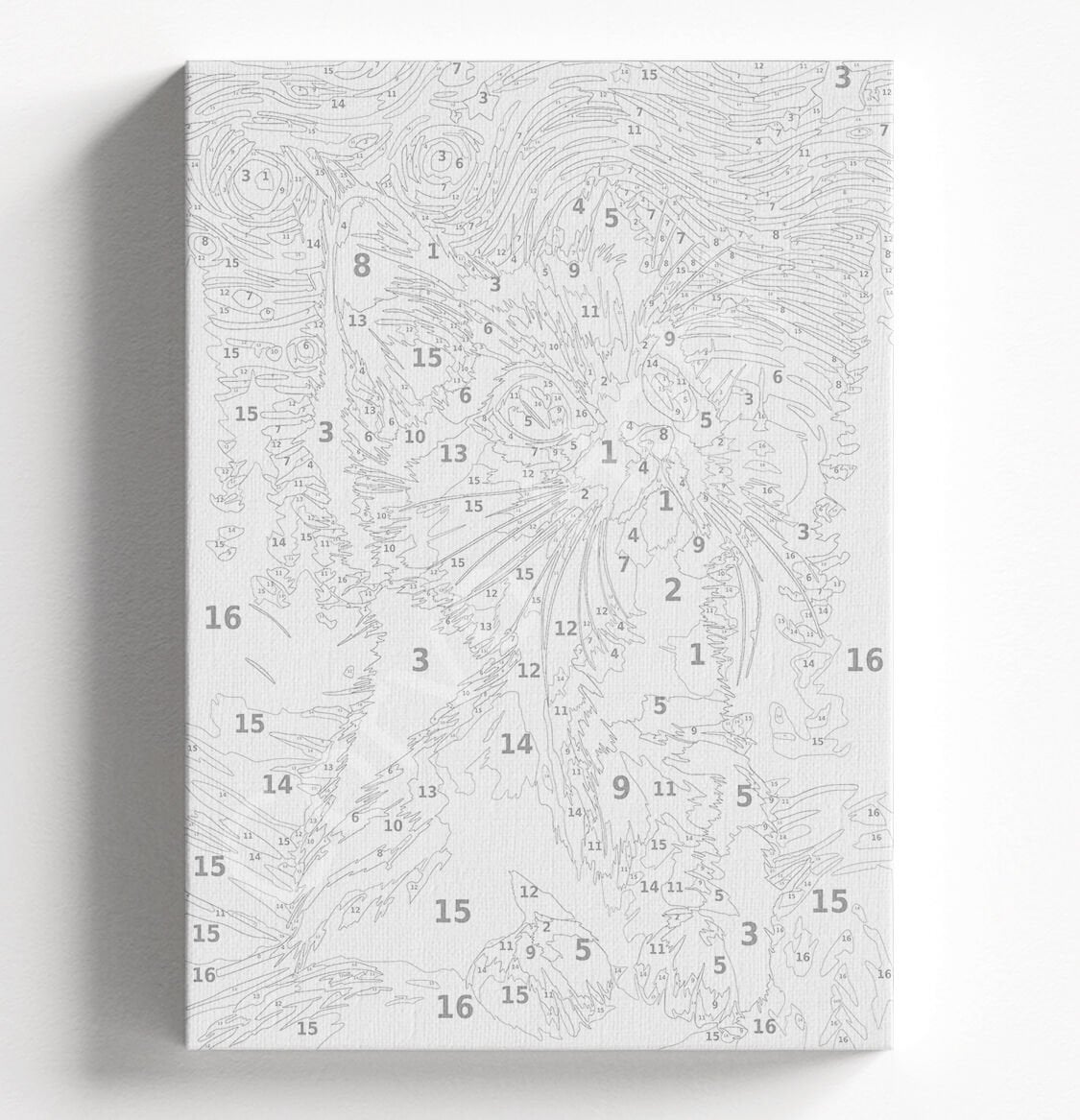 RENKLİ GÖKYÜZÜ KEDİ - SAYILARLA BOYAMA SETİ