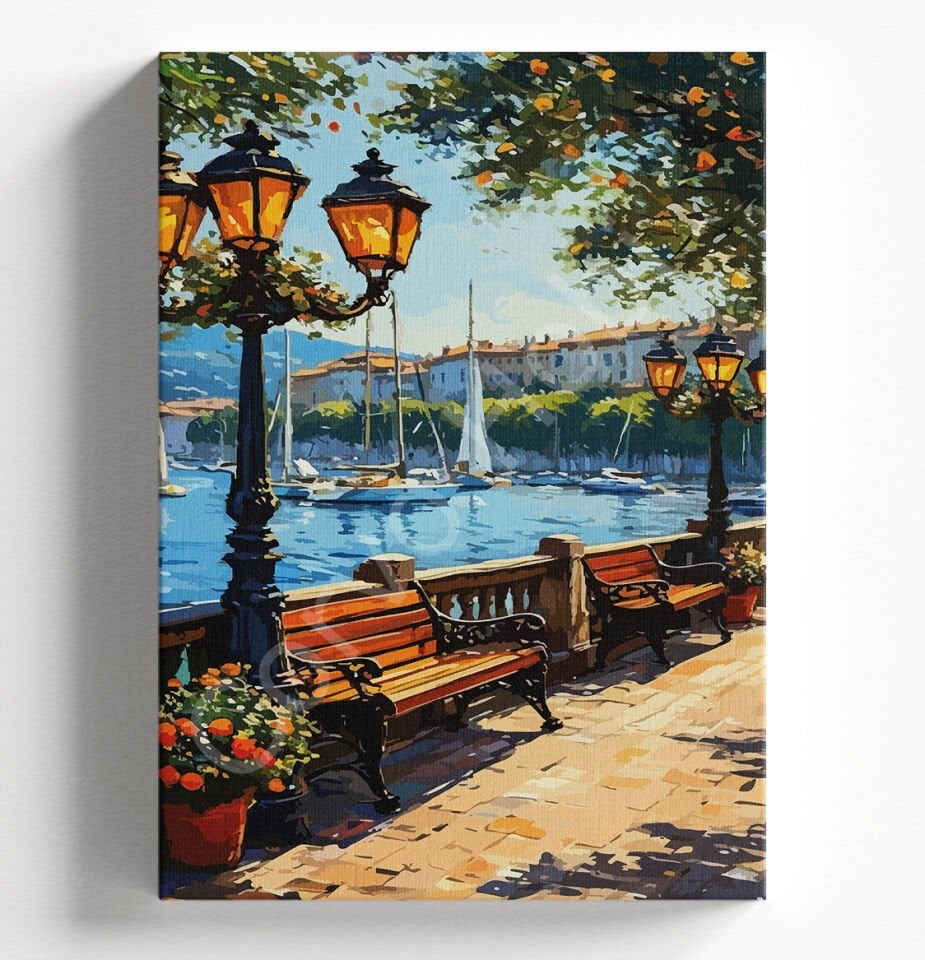 SAHİLDE BANK - SAYILARLA BOYAMA SETİ