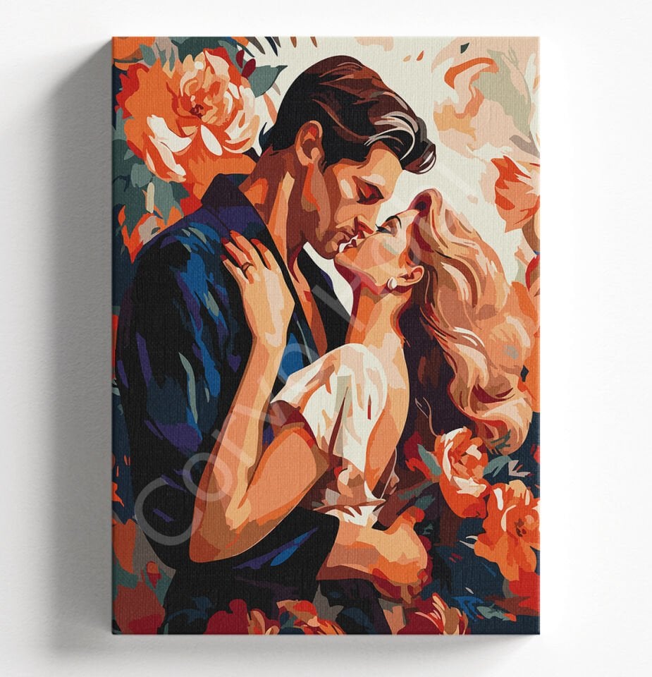 SEVGİLİLER - SAYILARLA BOYAMA SETİ