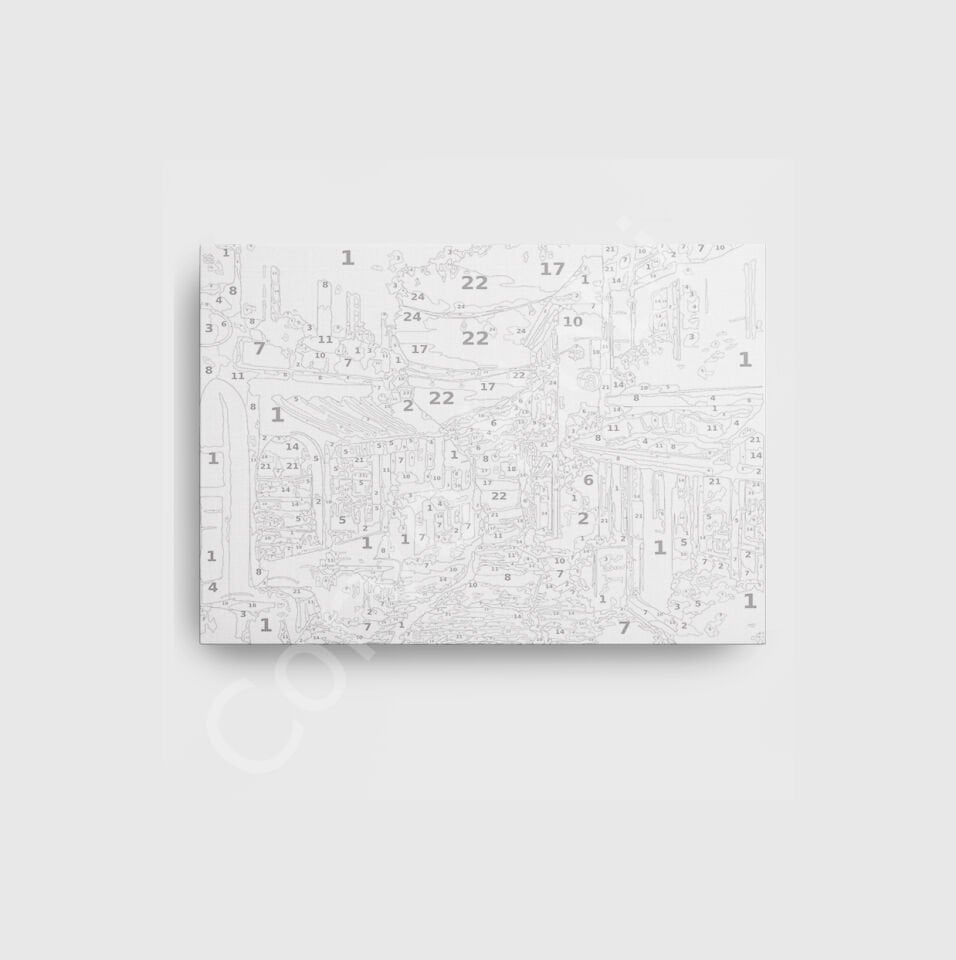 LOTUS SOKAK - SAYILARLA BOYAMA SETİ