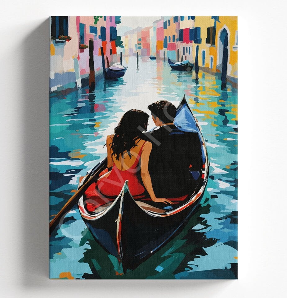 SANDAL SEVGİLİLER - SAYILARLA BOYAMA SETİ