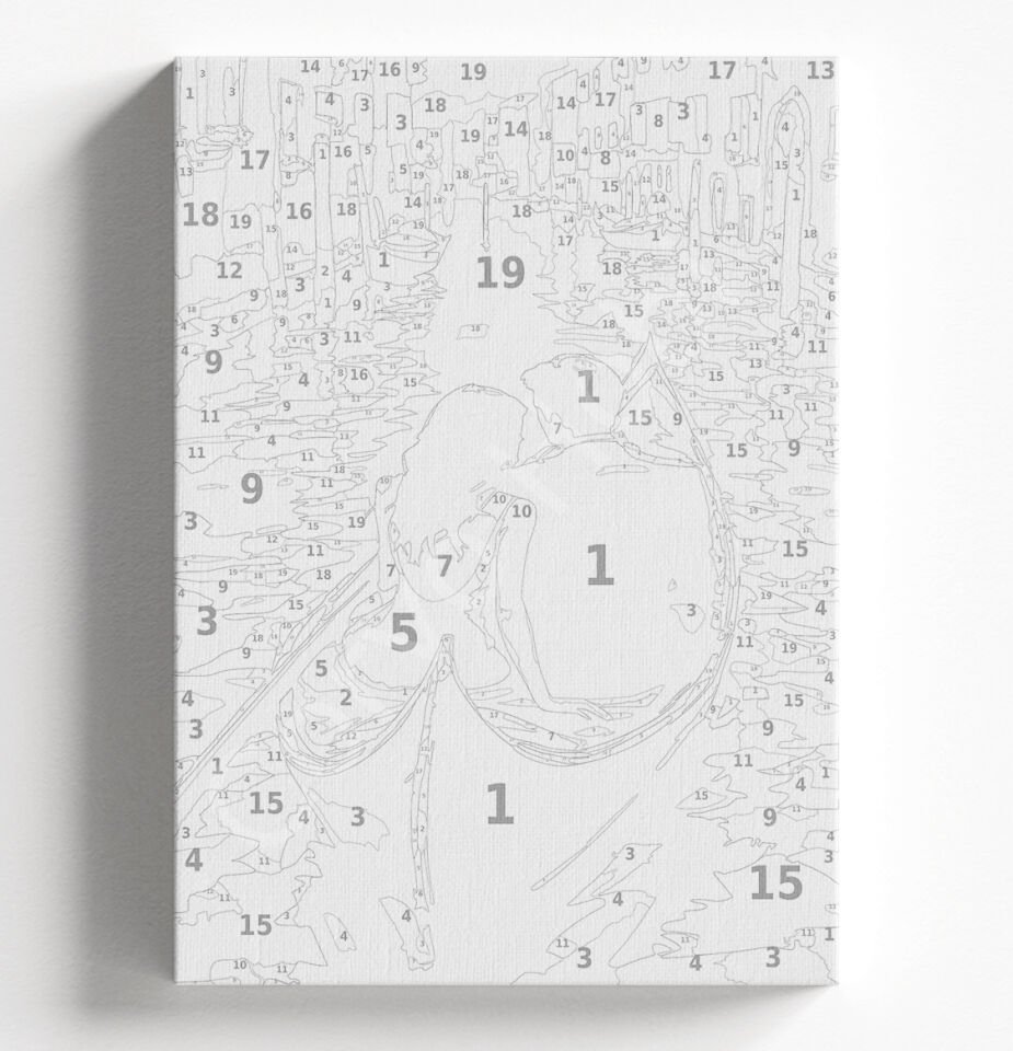 SANDAL SEVGİLİLER - SAYILARLA BOYAMA SETİ