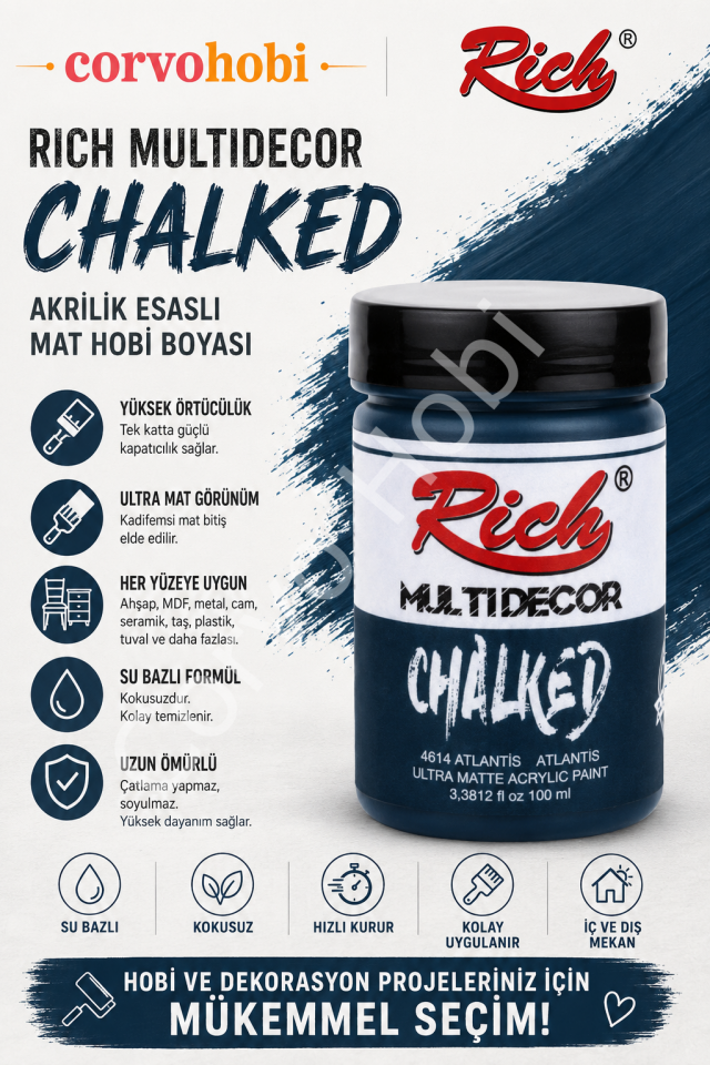 RİCH CHALKED MULTI SURFACE 100 ML ATLANTİS