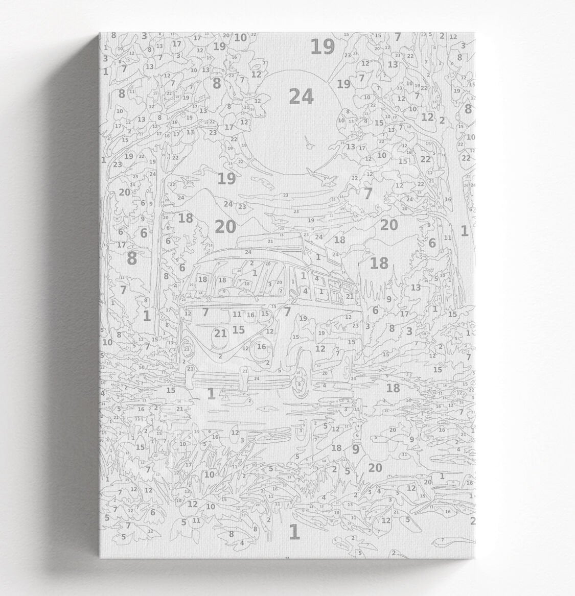 RENKLİ DÜNYA VOSVOS - SAYILARLA BOYAMA SETİ