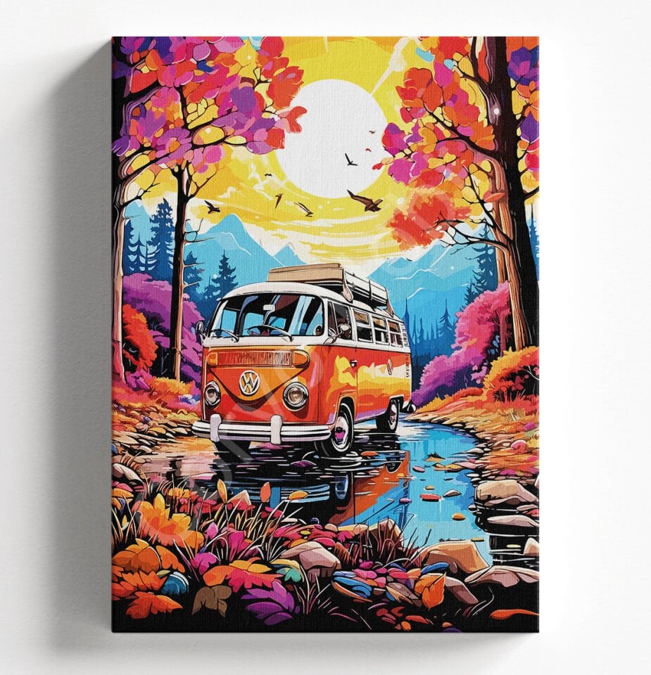 RENKLİ DÜNYA VOSVOS - SAYILARLA BOYAMA SETİ