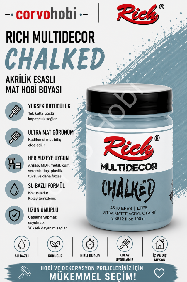 RİCH CHALKED MULTI SURFACE 100 ML EFES
