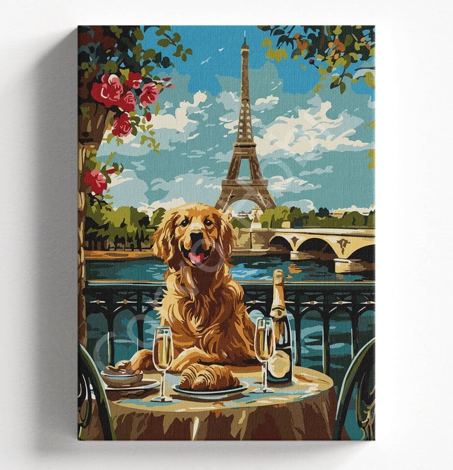 PARİS GOLDEN - SAYILARLA BOYAMA SETİ