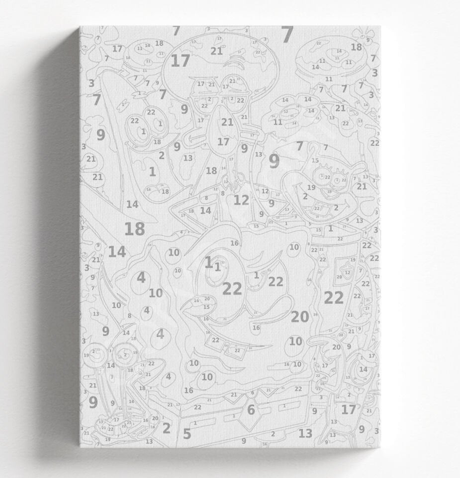 ŞAŞKIN BOB - SAYILARLA BOYAMA SETİ