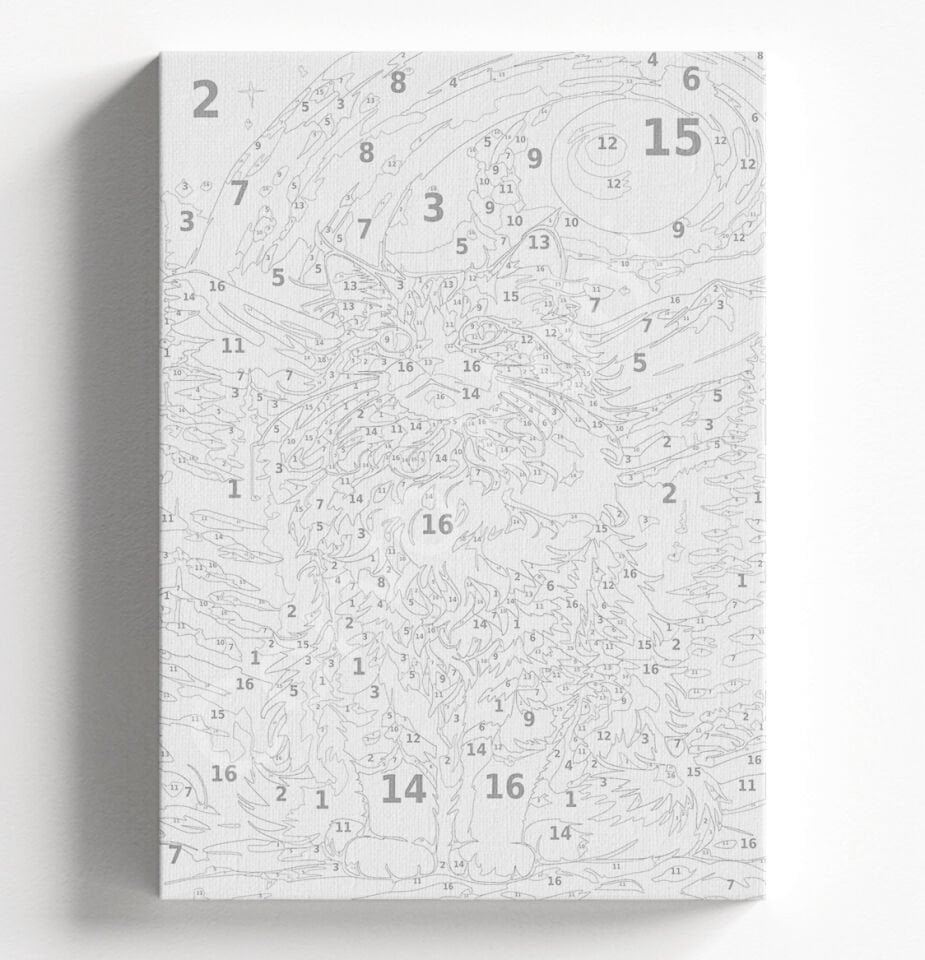 SAMANYOLU KEDİ - SAYILARLA BOYAMA SETİ