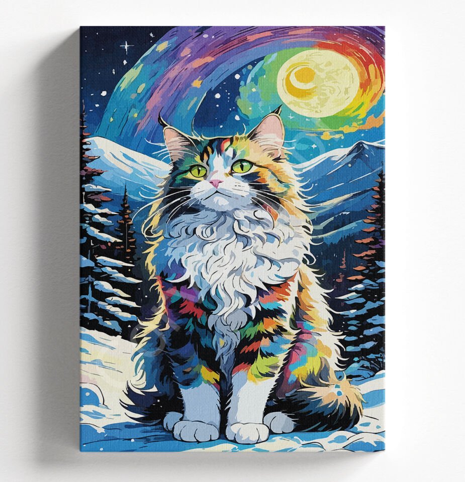 SAMANYOLU KEDİ - SAYILARLA BOYAMA SETİ