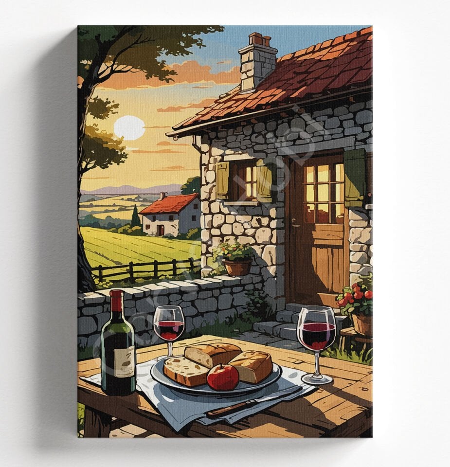 MAHSEN ŞARAP - SAYILARLA BOYAMA SETİ