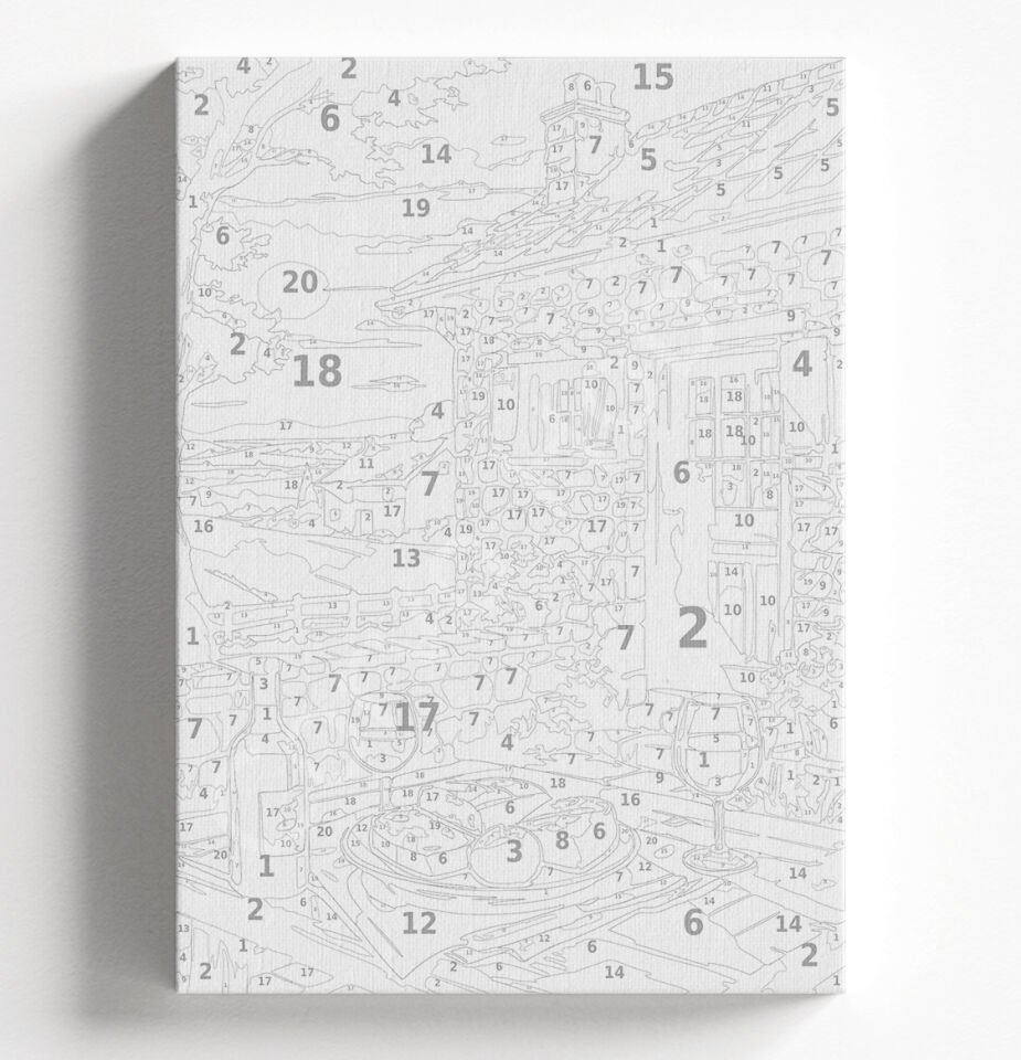 MAHSEN ŞARAP - SAYILARLA BOYAMA SETİ