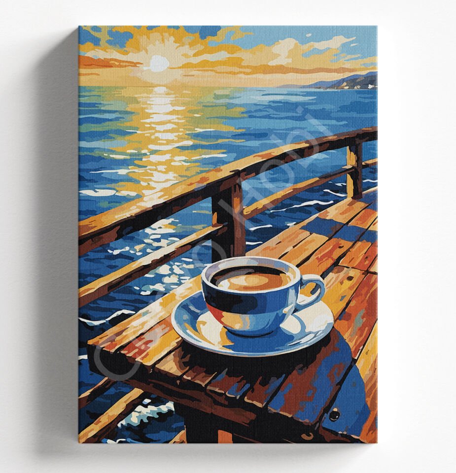 GÜNEŞ VE KAHVE - SAYILARLA BOYAMA SETİ