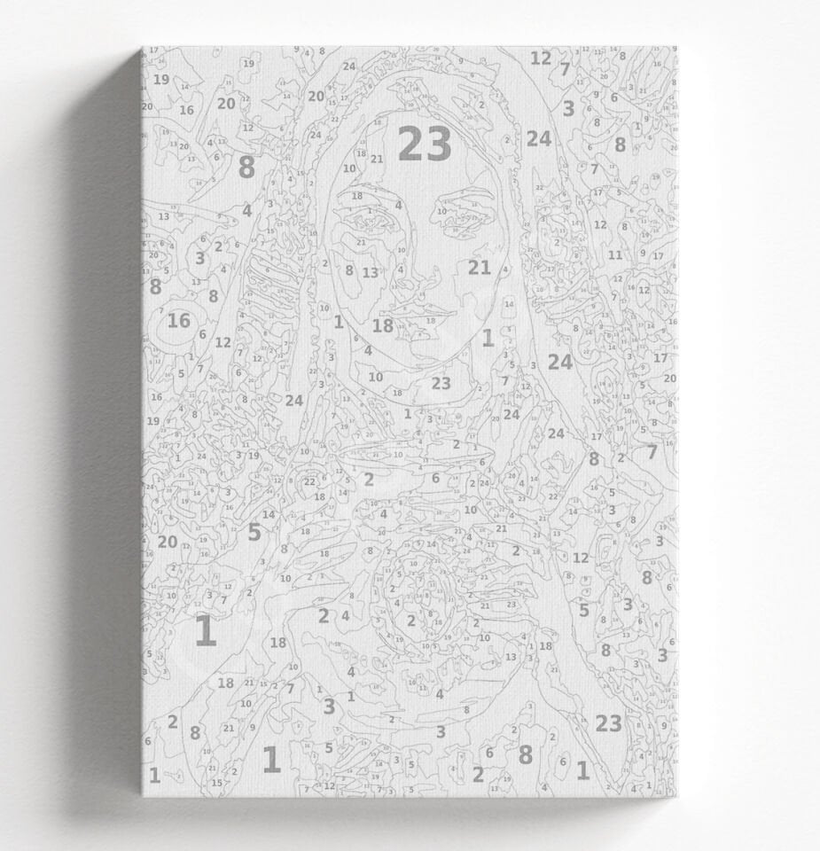 ANADOLU KIZI - SAYILARLA BOYAMA SETİ