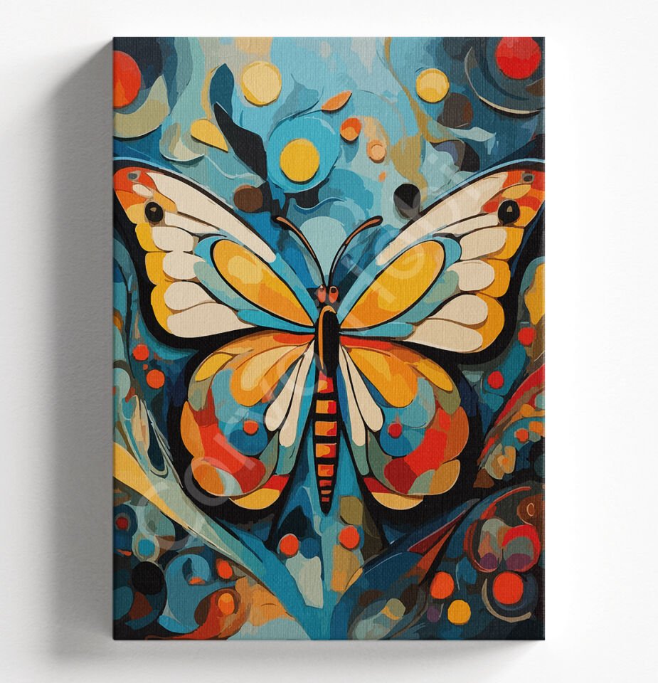 KELEBEK - SAYILARLA BOYAMA SETİ