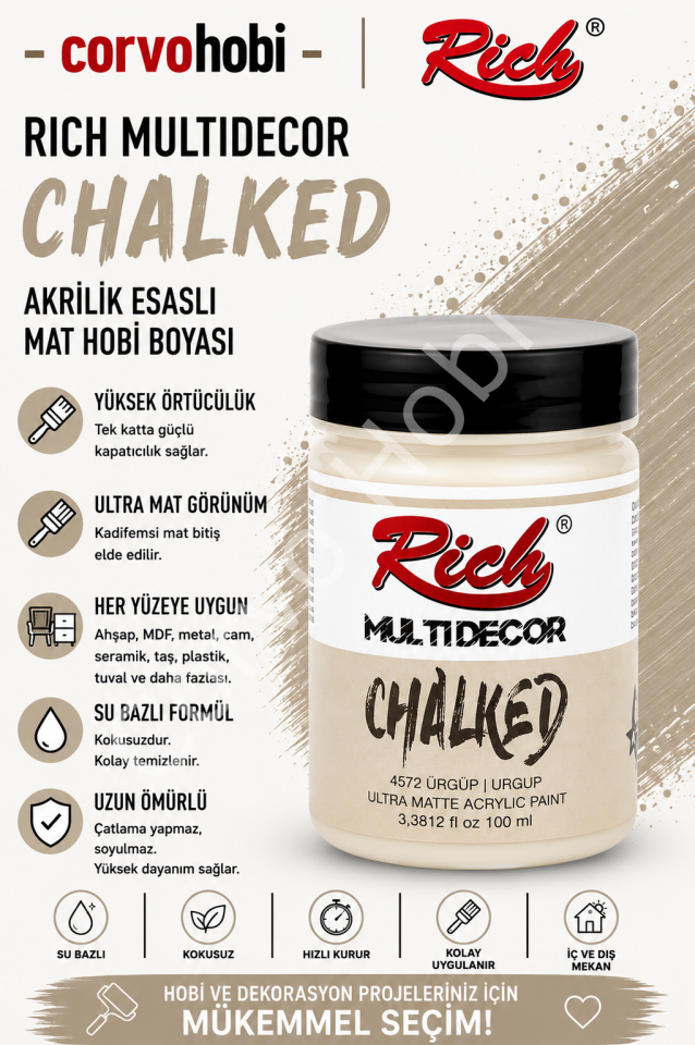 RİCH CHALKED MULTI SURFACE 100 ML ÜRGÜP