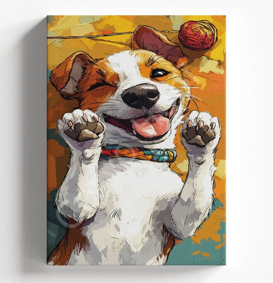 SEVİMLİ KÖPEK - SAYILARLA BOYAMA SETİ