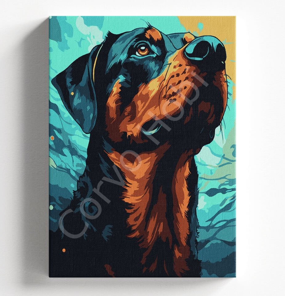 KÖPEK TVL - SAYILARLA BOYAMA SETİ