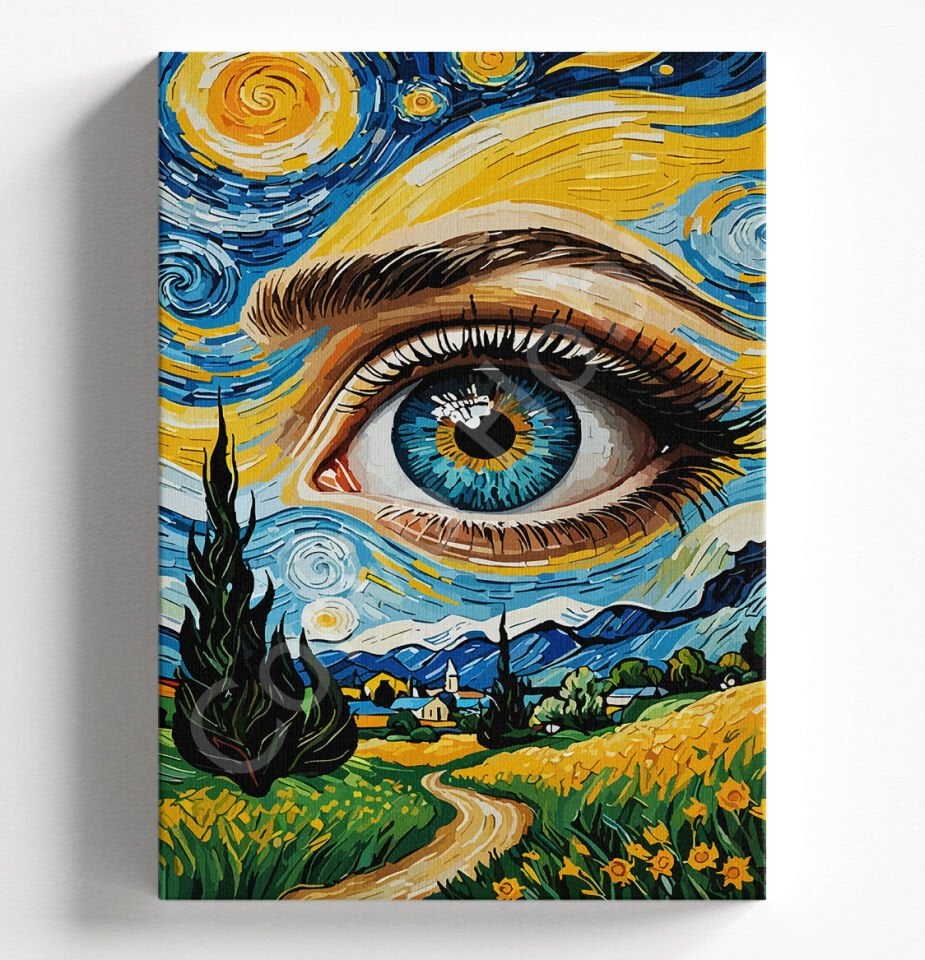 VAN GOGH GÖZ - SAYILARLA BOYAMA SETİ