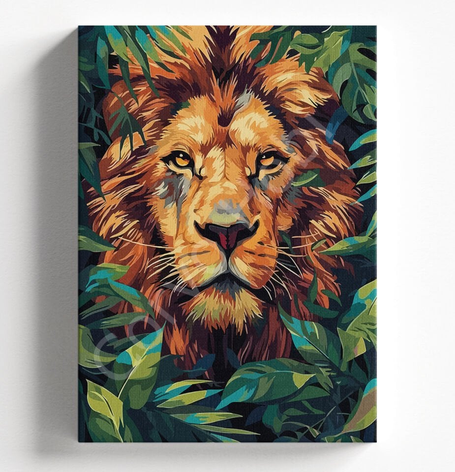 ORMAN KRALI ASLAN - SAYILARLA BOYAMA SETİ