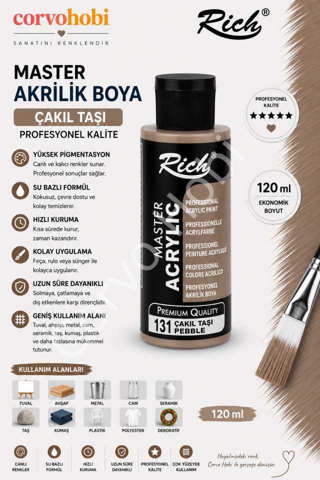 RİCH MASTER 120 CC ÇAKIL TAŞI