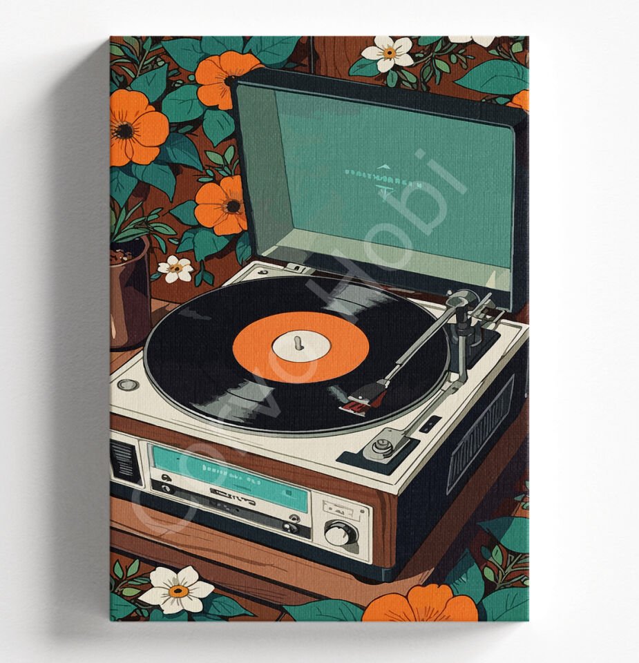 GRAMAFON - SAYILARLA BOYAMA SETİ