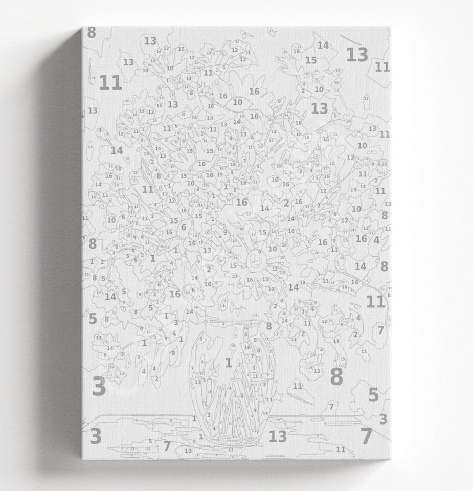 VAZODA PAPATYALAR - SAYILARLA BOYAMA SETİ