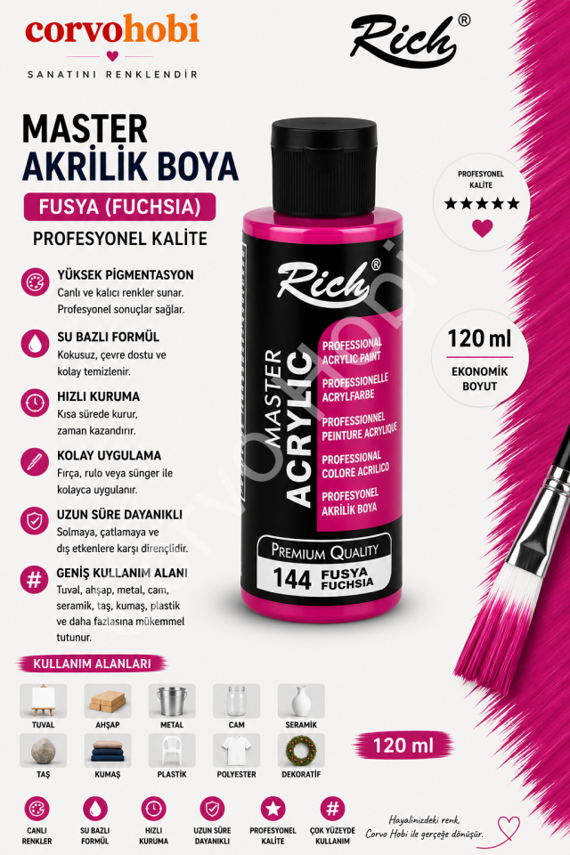 RİCH MASTER 120 CC FUŞYA