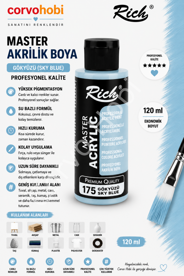 RİCH MASTER 120 CC GÖKYÜZÜ