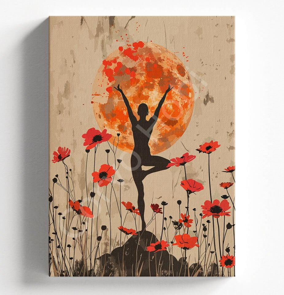 EGZERSİZ KADIN - SAYILARLA BOYAMA SETİ