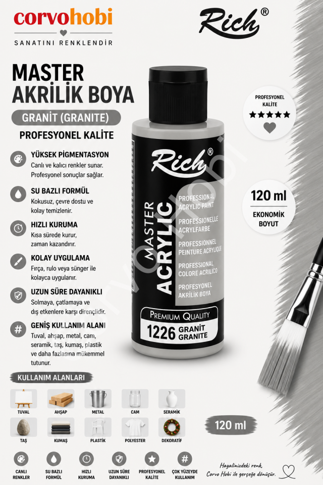RİCH MASTER 120 CC GRANİT