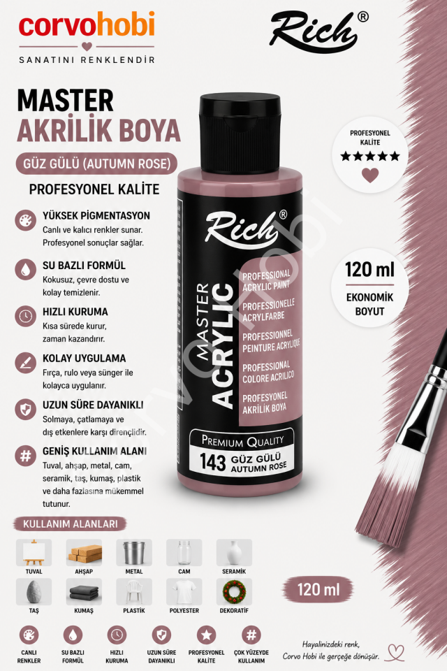 RİCH MASTER 120 CC GÜZ GÜLÜ