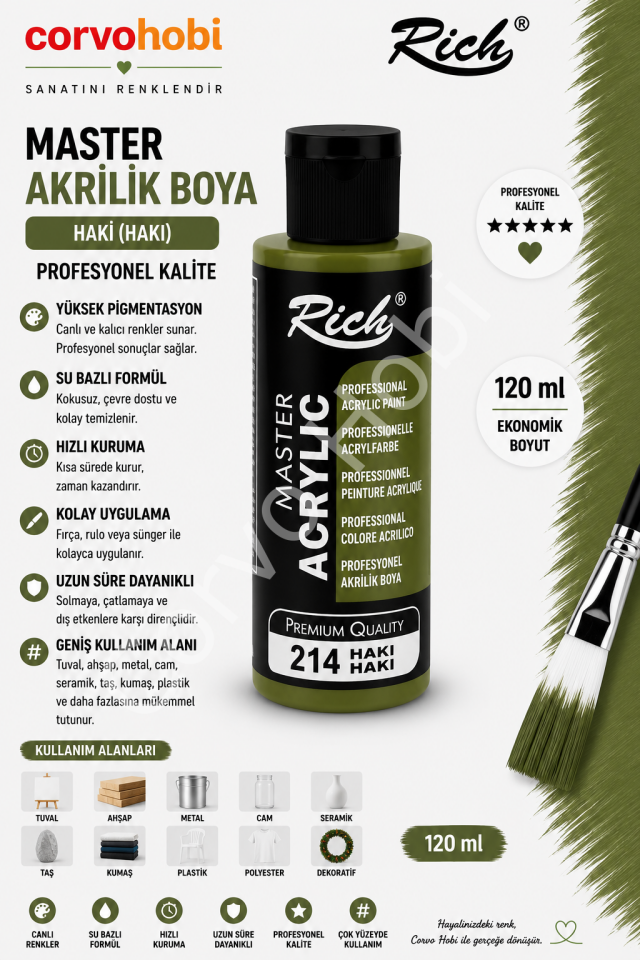 RİCH MASTER 120 CC HAKİ