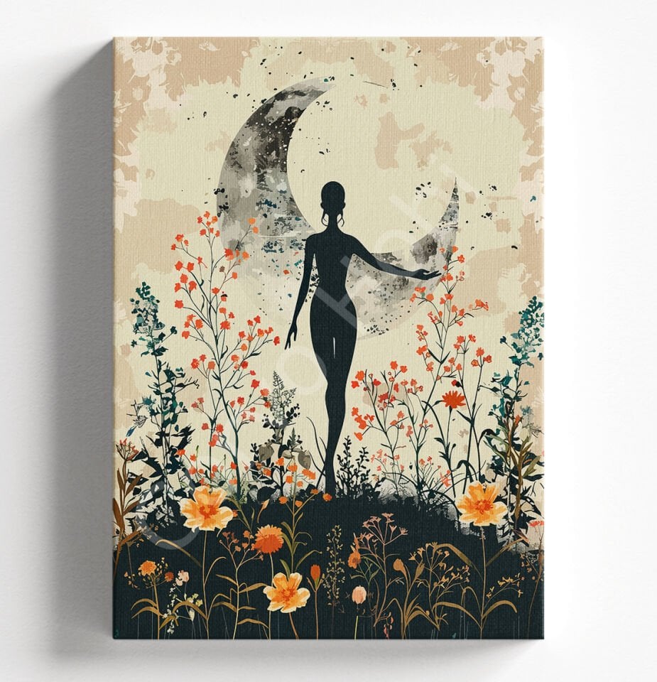 AY KADIN - SAYILARLA BOYAMA SETİ