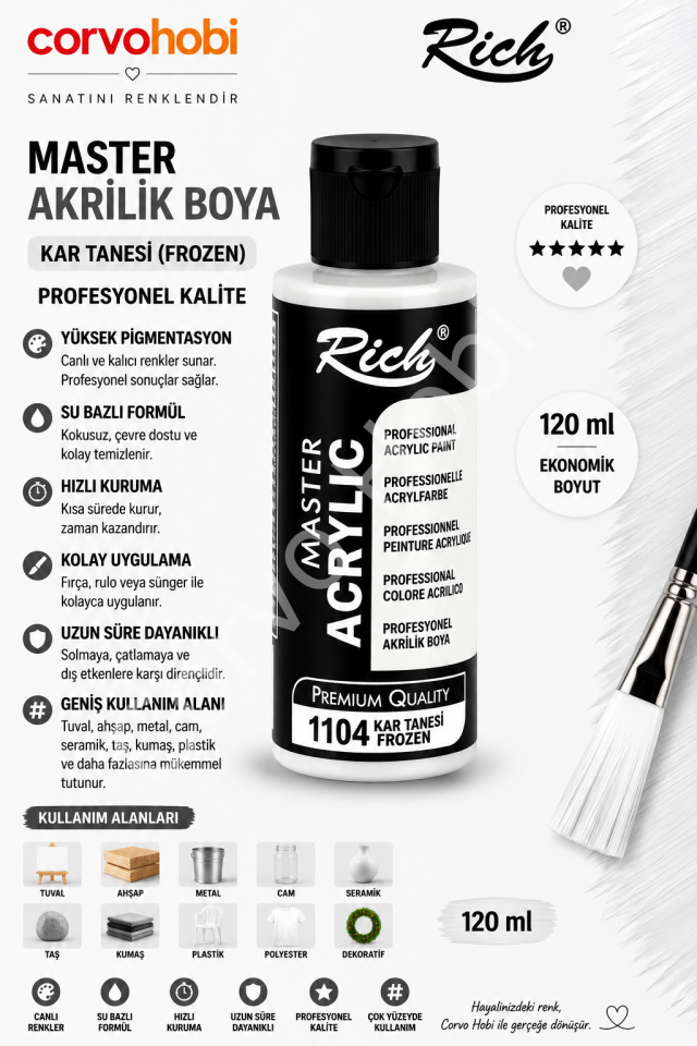 RİCH MASTER 120 CC KAR TANESİ