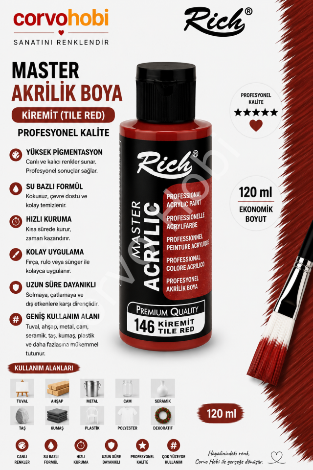 RİCH MASTER 120 CC KİREMİT