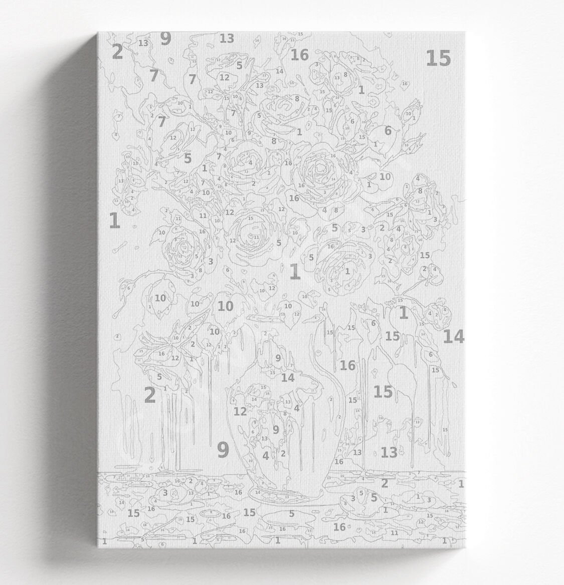 RENKLİ GÜLLER - SAYILARLA BOYAMA SETİ