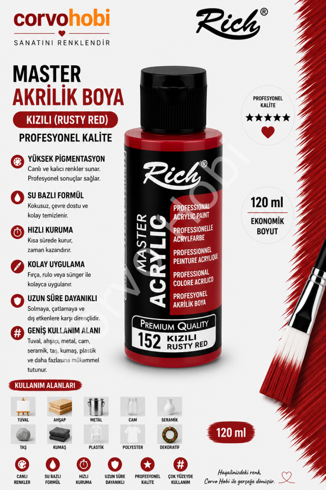 RİCH MASTER 120 CC KIZIL