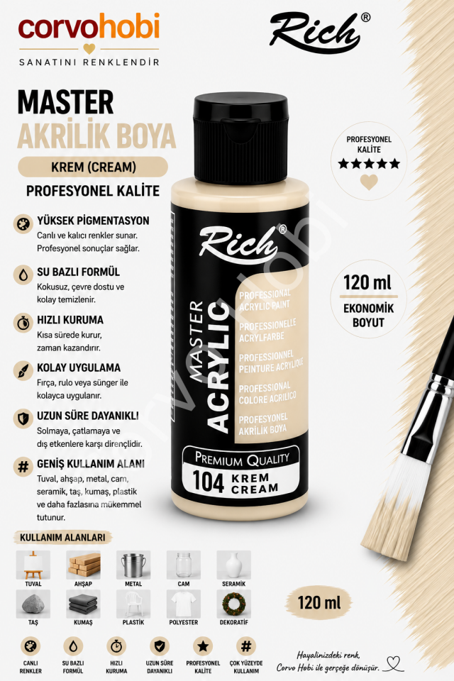 RİCH MASTER 120 CC KREM