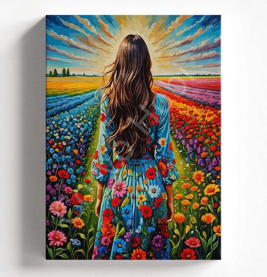 ÇİÇEK TARLASI 1 - SAYILARLA BOYAMA SETİ