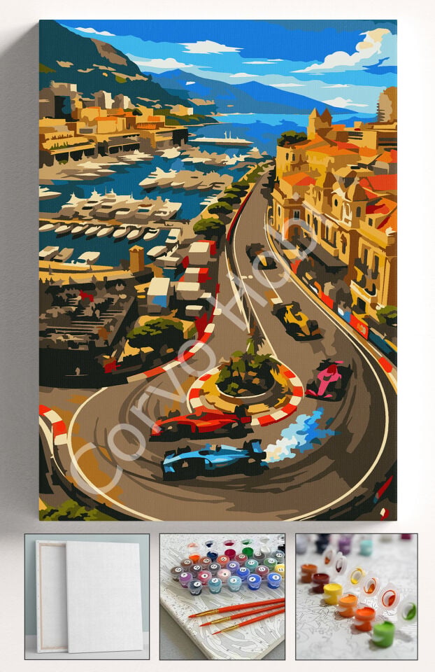 MONACO - SAYILARLA BOYAMA SETİ